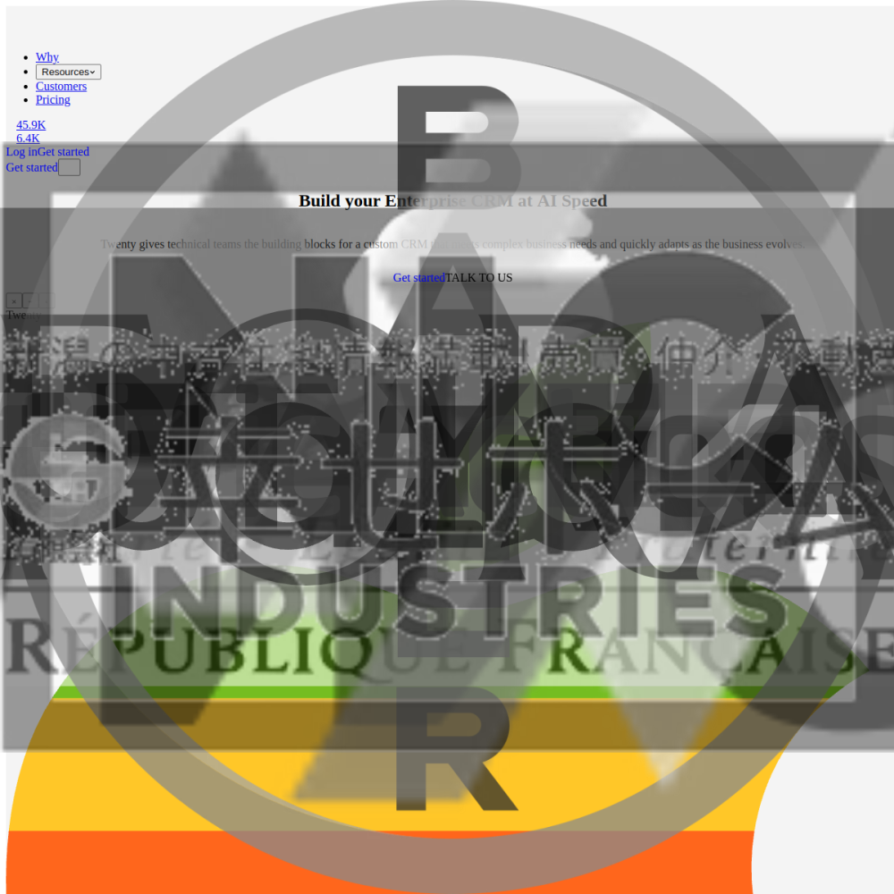 Screenshot of Twenty website